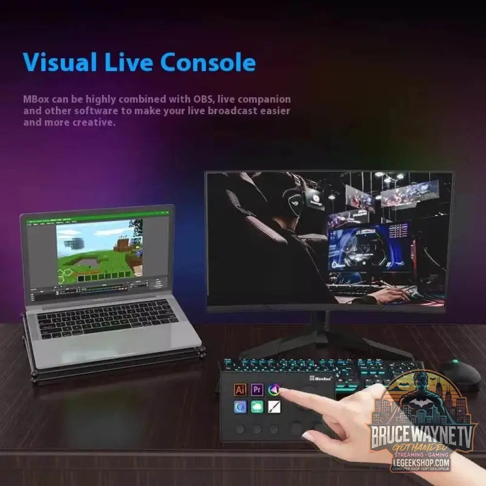 🎮 Clavier Macro Visuel Mirabox N3 – Streamdeck Personnalisable pour PC - Legeekshop