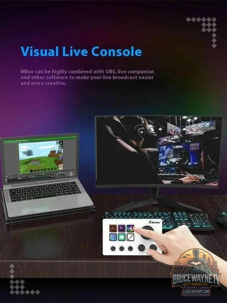 🎮 Clavier Macro Visuel Mirabox N3 – Streamdeck Personnalisable pour PC - Legeekshop