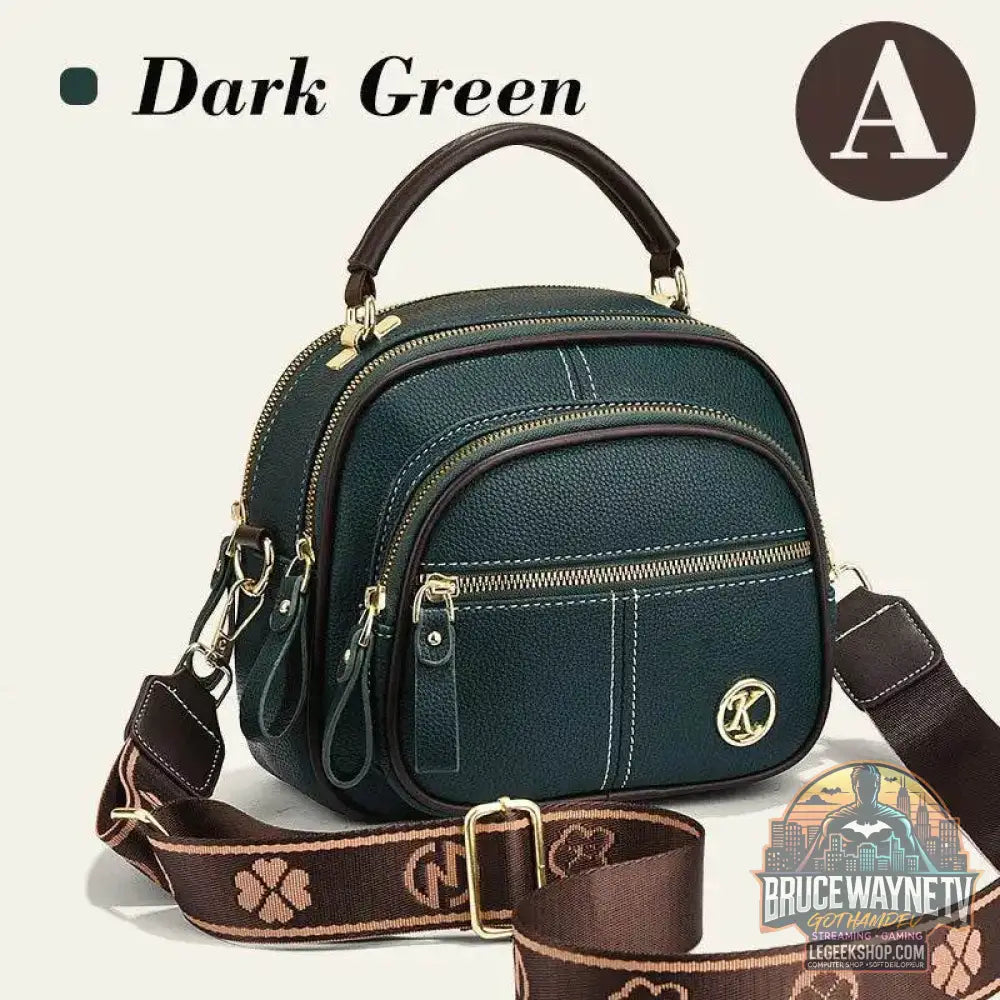👜 sac bandoulière cuir PU multifonctionnel à large sangle réglable 👜 - Legeekshop