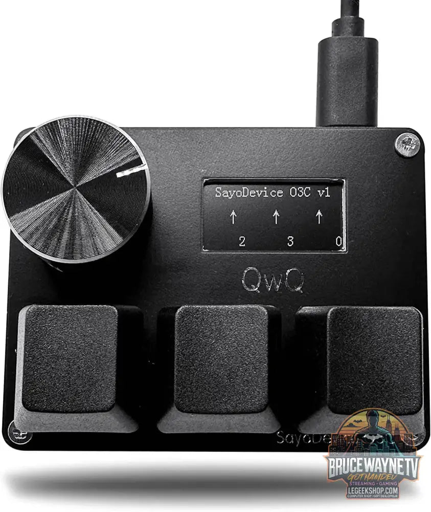 🎮 Mini Clavier Mécanique SayoDevice OSU O3C – Switchs Magnétiques Roses | Écran IPS & Ultra-Vitesse - Legeekshop