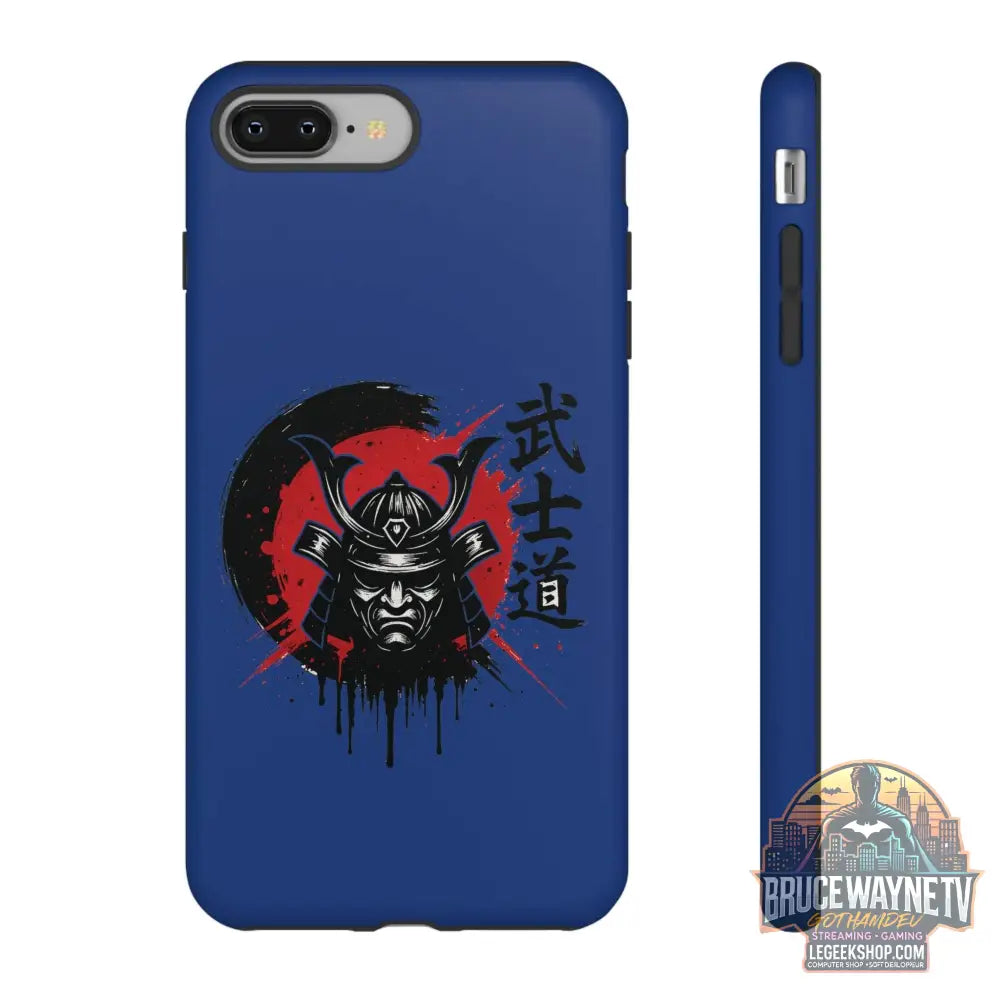 📱 samurai phone case Bleue foncé – coque renforcée iPhone 📱 - Legeekshop