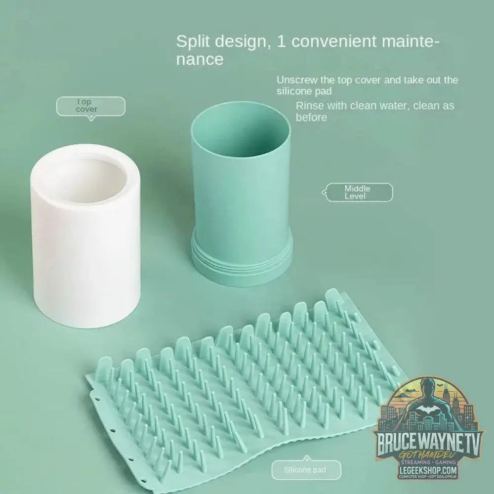 🐾 Nettoyeur pour pattes doux en silicone pour chiens & chats - Legeekshop