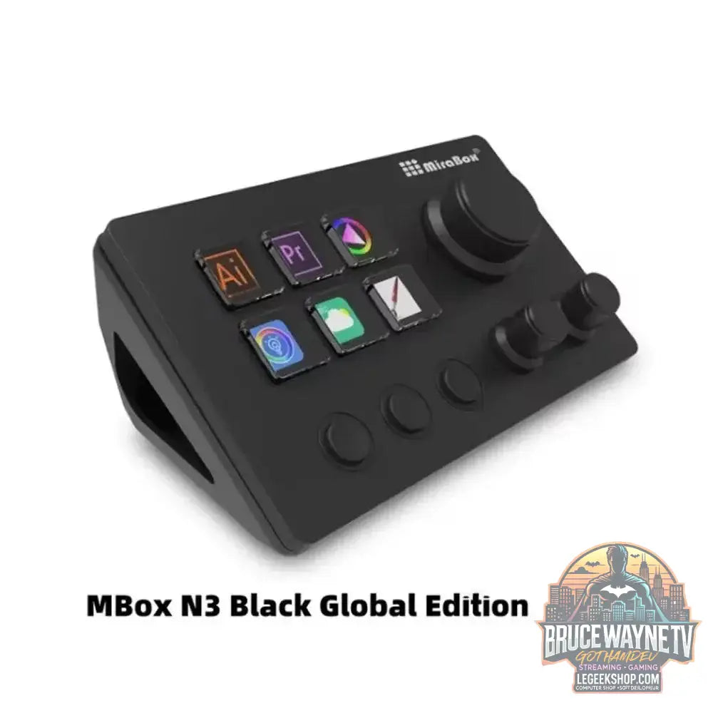 🎮 Clavier Macro Visuel Mirabox N3 – Streamdeck Personnalisable pour PC - Legeekshop