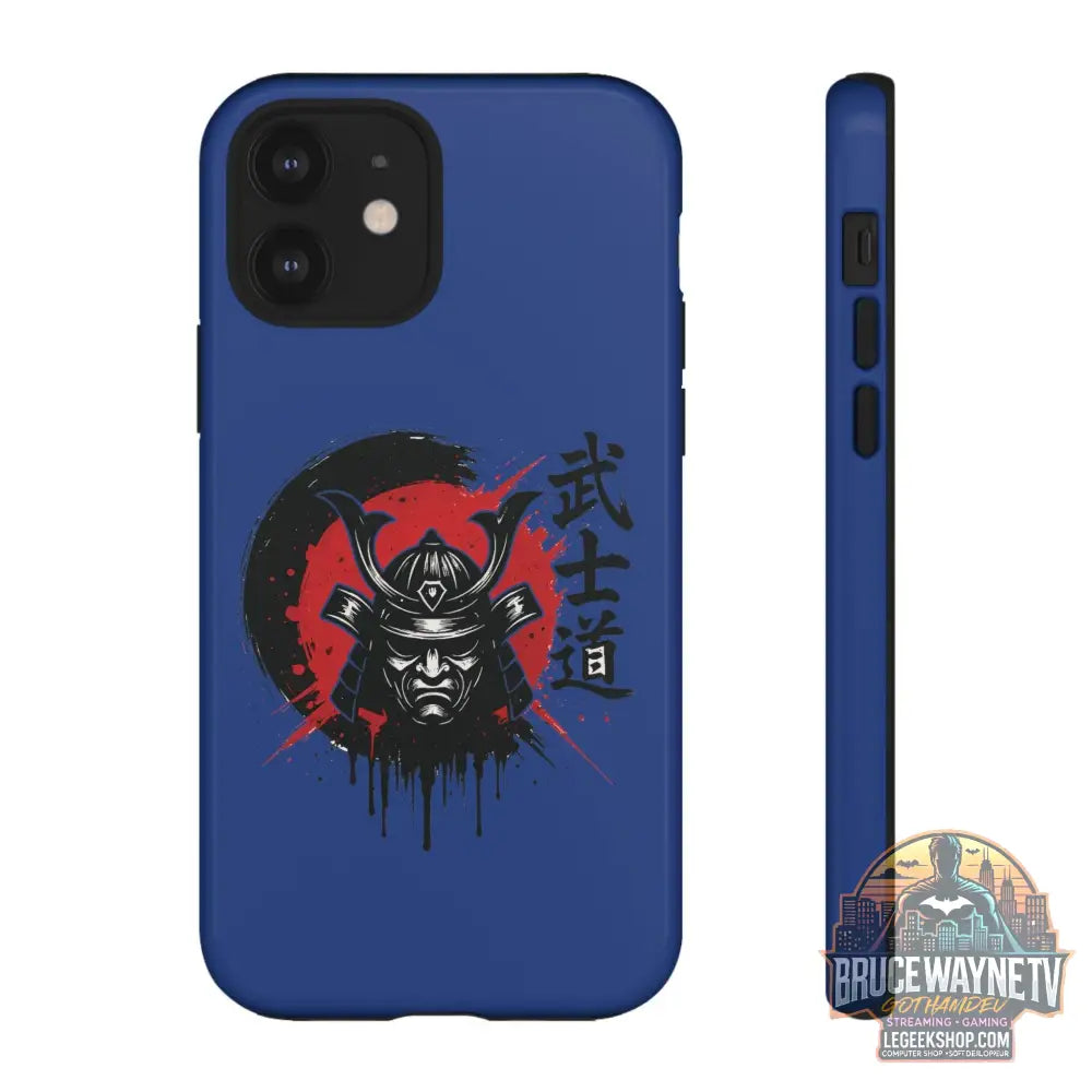 📱 samurai phone case Bleue foncé – coque renforcée iPhone 📱 - Legeekshop