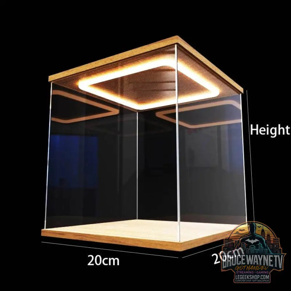 ✨ Présentoir LED Acrylique Transparent | Vitrine Figurines & Modèles - Legeekshop
