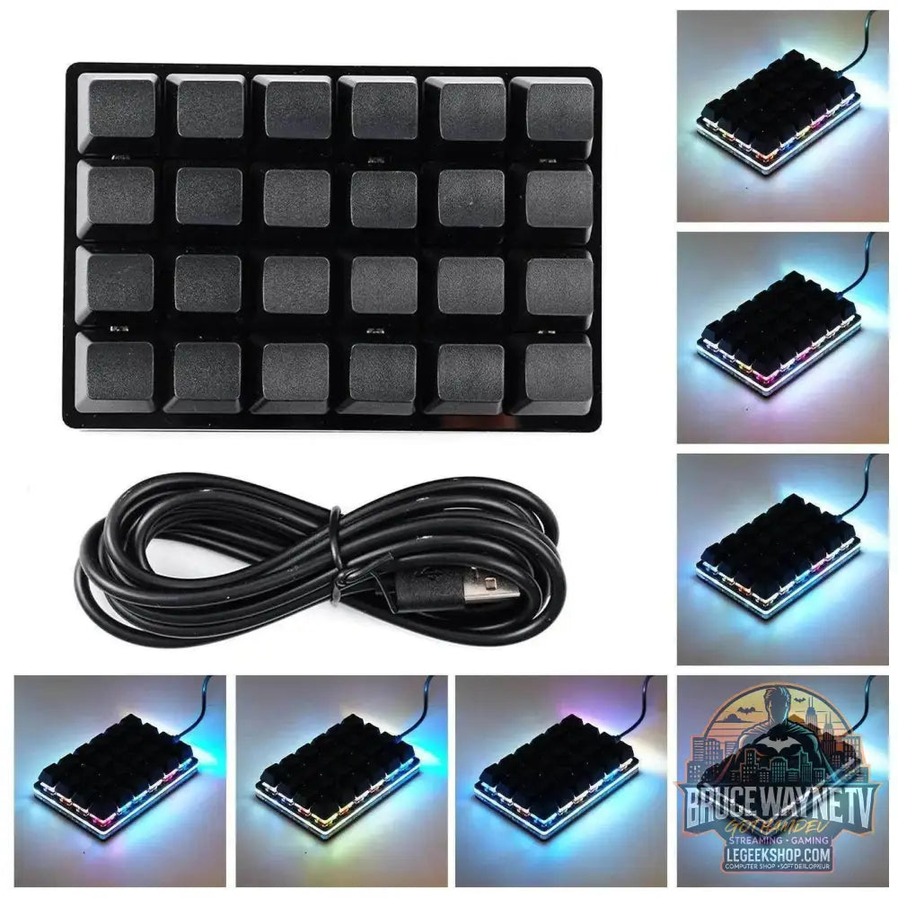 🎮 Mini Clavier Mécanique Programmable SayoDevice – USB | 2 à 24 Touches Macro - Legeekshop