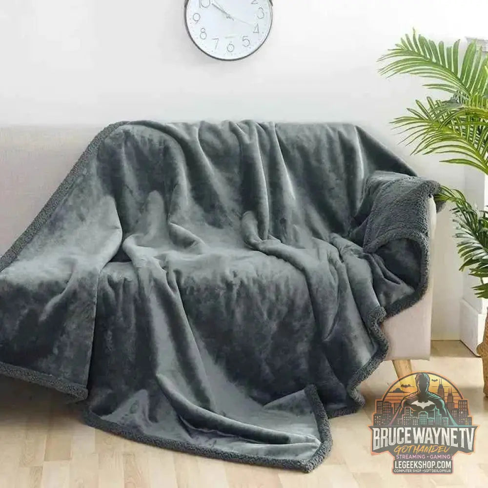 Plaid Chaud Imperméable king size Noir pour un confort maximum - Legeekshop