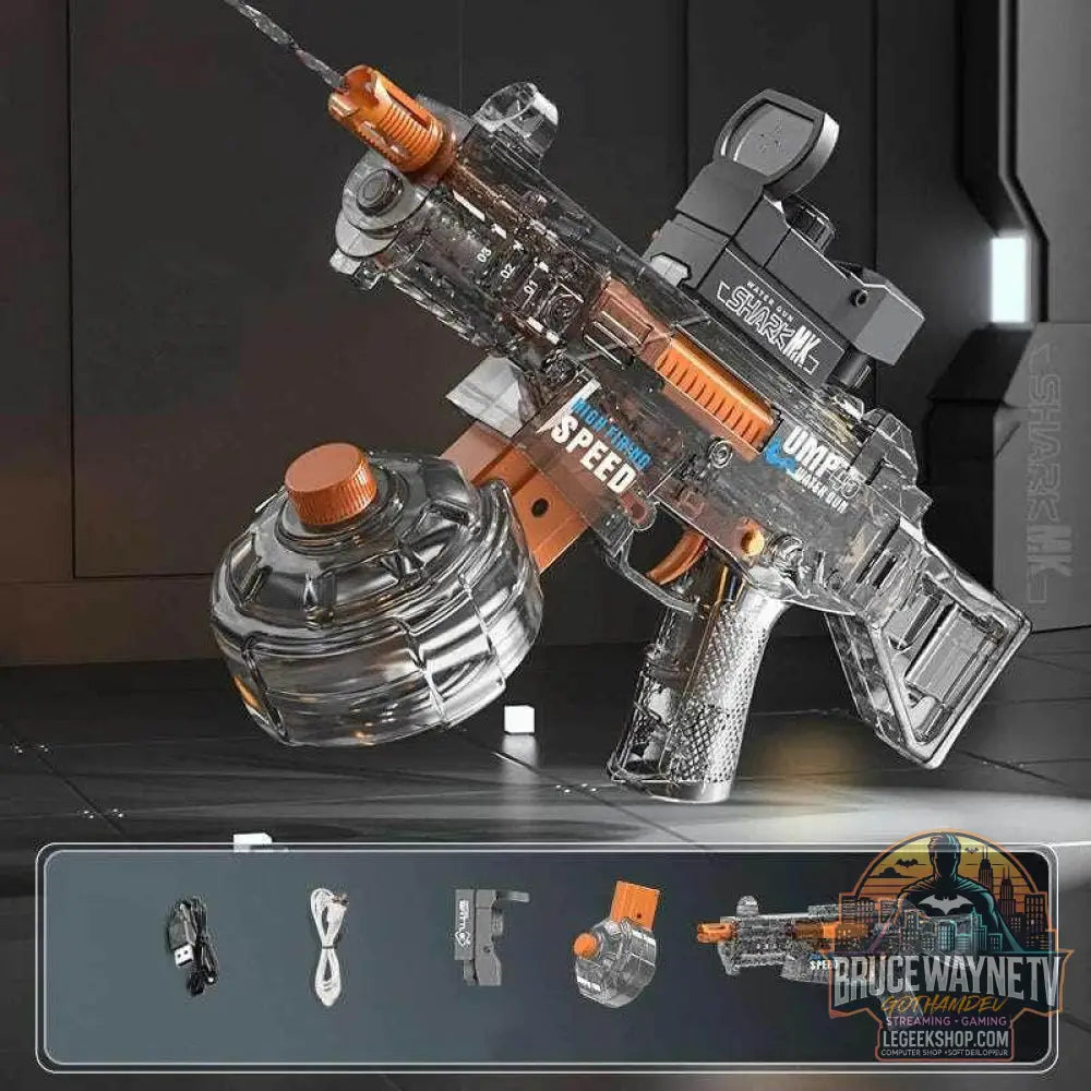 🔫 Pistolet à Eau Électrique Puissant – Aspiration Auto & Fun Illimité 🔫 - Legeekshop