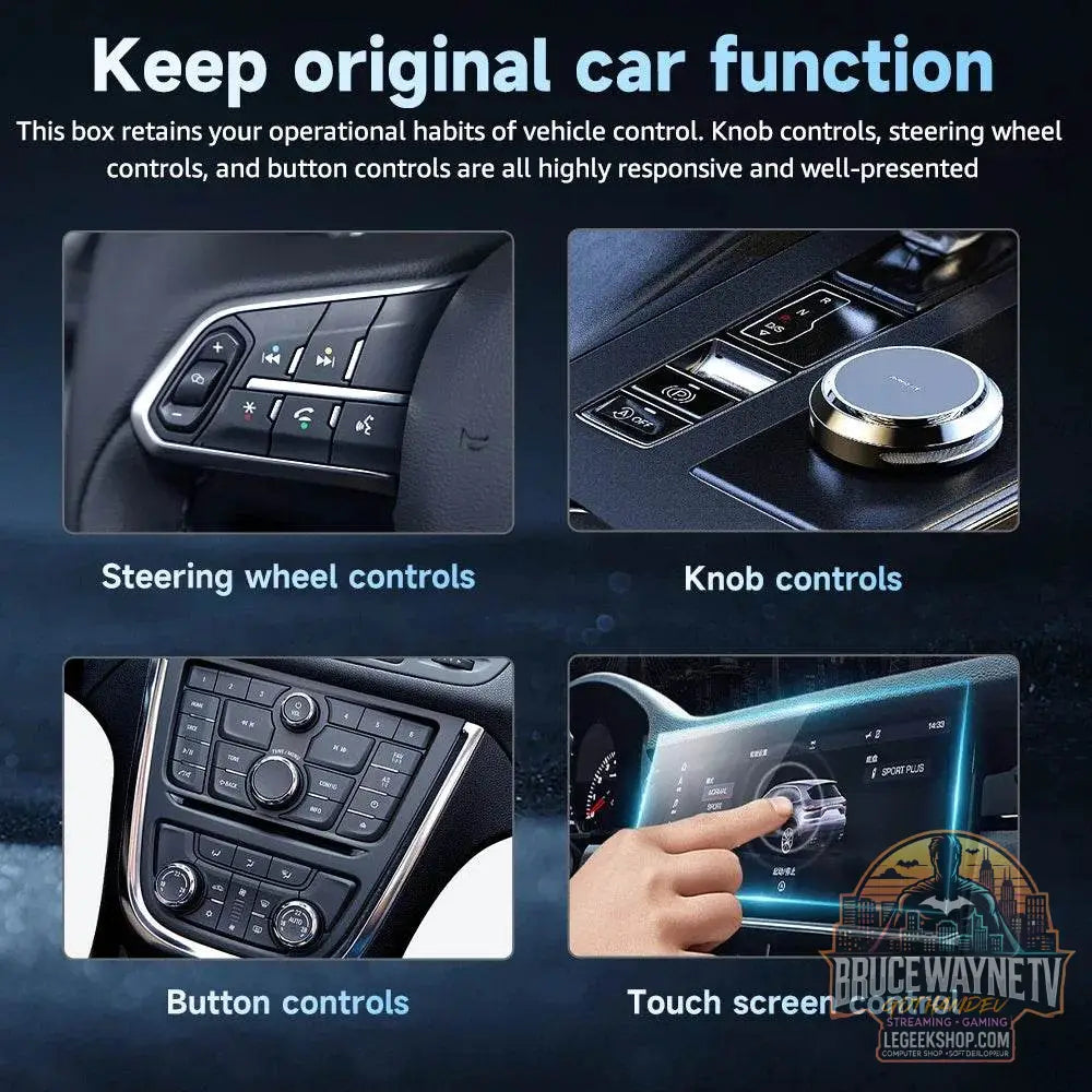 🚗 Adaptateur Auto CarPlay & Android Auto Sans Fil | Plug & Play 🔄 - Legeekshop