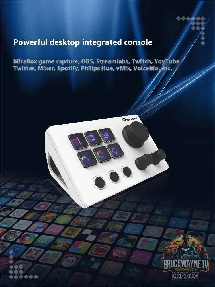 🎮 Clavier Macro Visuel Mirabox N3 – Streamdeck Personnalisable pour PC - Legeekshop
