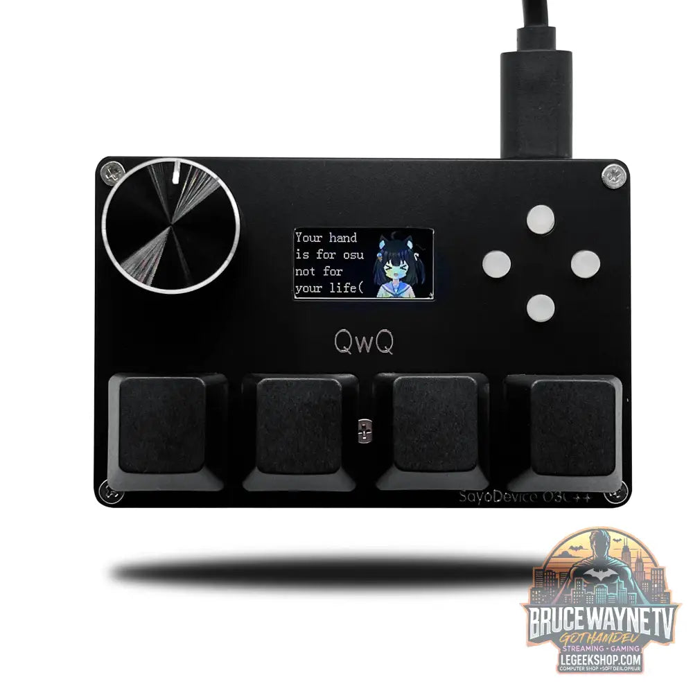 🎮 Mini Clavier Mécanique SayoDevice OSU O3C – Switchs Magnétiques Roses | Écran IPS & Ultra-Vitesse - Legeekshop