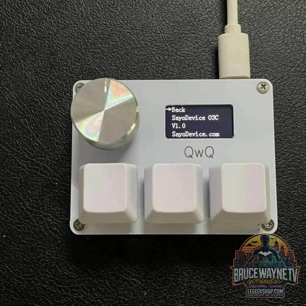 🎮 Mini Clavier Mécanique SayoDevice OSU O3C – Switchs Magnétiques Roses | Écran IPS & Ultra-Vitesse - Legeekshop