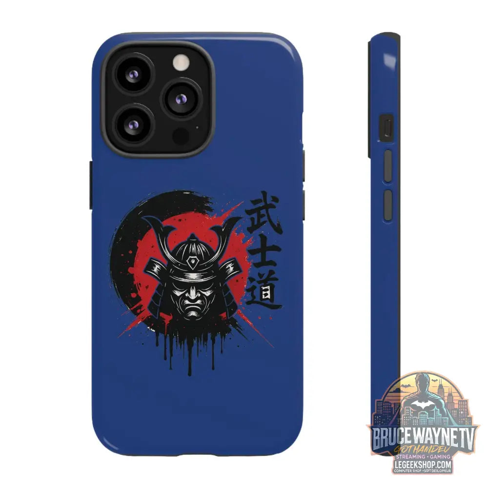 📱 samurai phone case Bleue foncé – coque renforcée iPhone 📱 - Legeekshop
