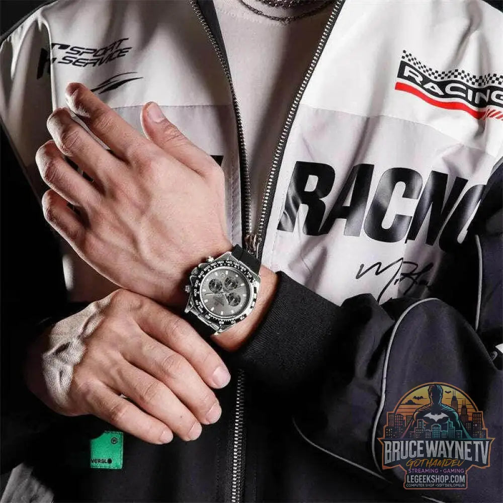 Montre de Luxe NAVIFORCE Homme, Étanche, Chronographe, Silicone, Quartz | Wayne Outfitters - Legeekshop