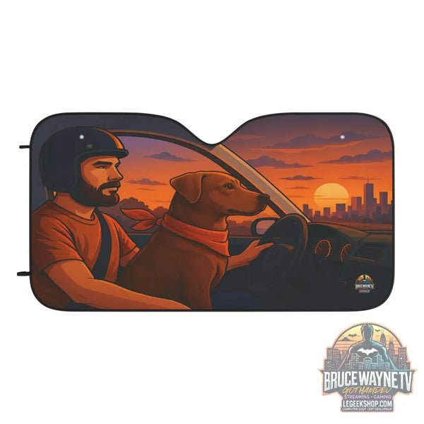 🎮 Pare-soleil Voiture “Sunset Drive” – Édition Limitée 🎮 - Legeekshop