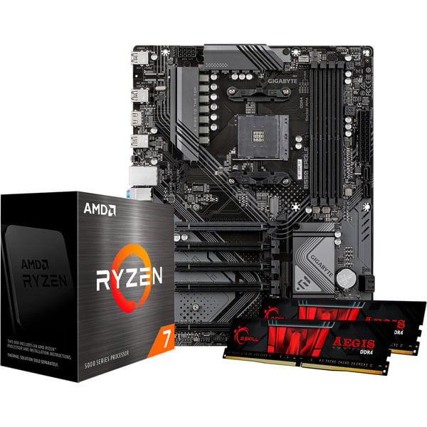 AMD Upgrade Ryzen™ 7 5800X + B550 EAGLE + 32GB 3200-16, kit upgrade PC - ALTERNATE