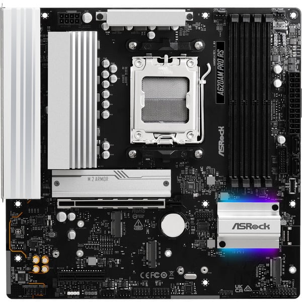 ASRock A620AM PRO RS, carte mère - ASRock - vue 3