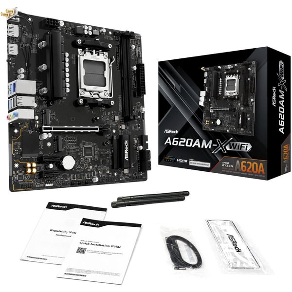 ASRock A620AM-X WIFI, carte mère - ASRock - vue 7