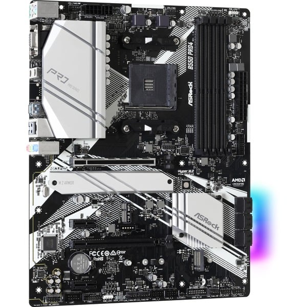 ASRock B550 Pro4, carte mère - ASRock - vue 2