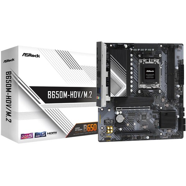 ASRock B650M-HDV/M.2, carte mère - ASRock