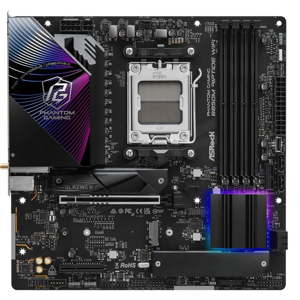 ASRock B850M Riptide WiFi, carte mère - ASRock - vue 3