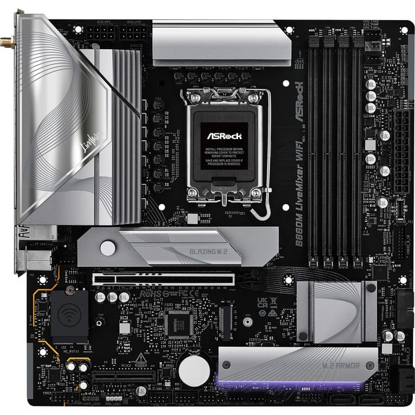 ASRock B860M LiveMixer WiFi, carte mère - ASRock - vue 4