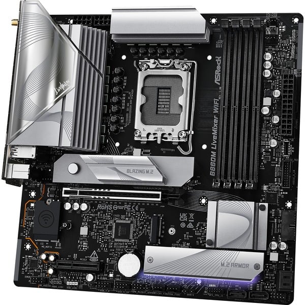 ASRock B860M LiveMixer WiFi, carte mère - ASRock - vue 6