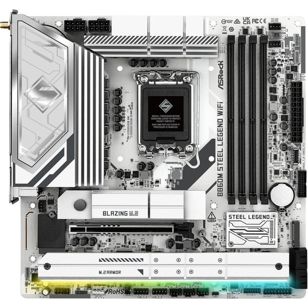 ASRock B860M Steel Legend WiFi, carte mère - ASRock - vue 4