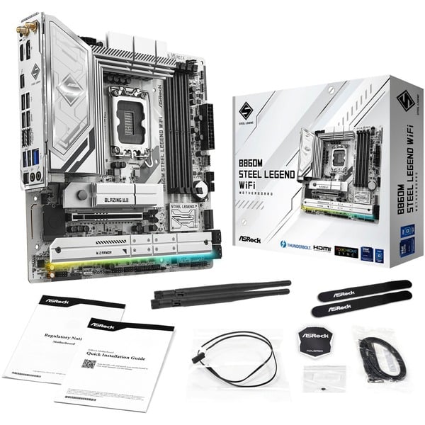 ASRock B860M Steel Legend WiFi, carte mère - ASRock - vue 8