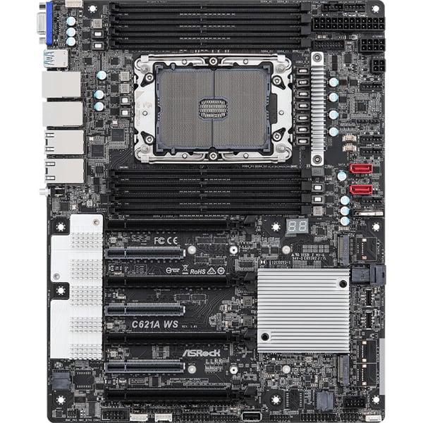 ASRock C621A WS, carte mère - ASRock - vue 2