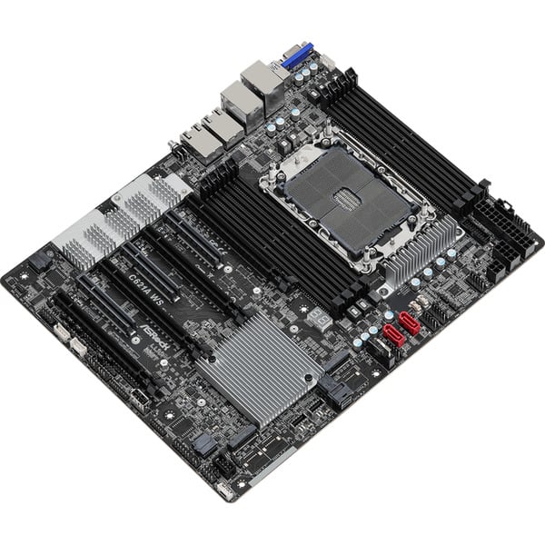ASRock C621A WS, carte mère - ASRock - vue 3
