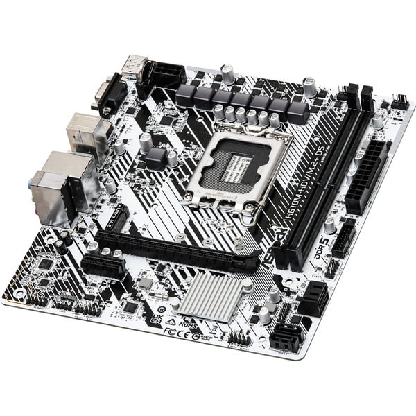 ASRock H610M-HDV/M.2+ D5, carte mère - ASRock - vue 4