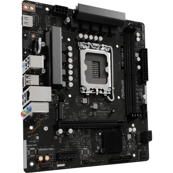 ASRock H810M-H, carte mère - ASRock - vue 2