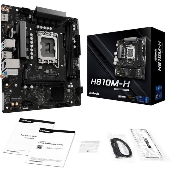 ASRock H810M-H, carte mère - ASRock - vue 7