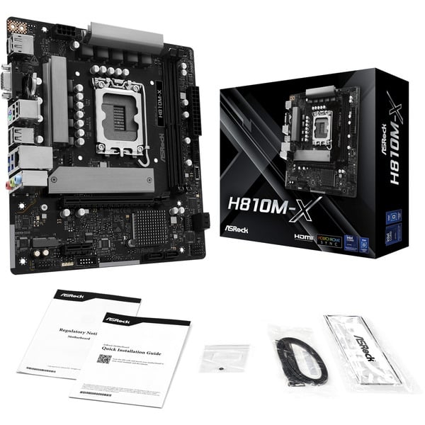 ASRock H810M-X, carte mère - ASRock - vue 7