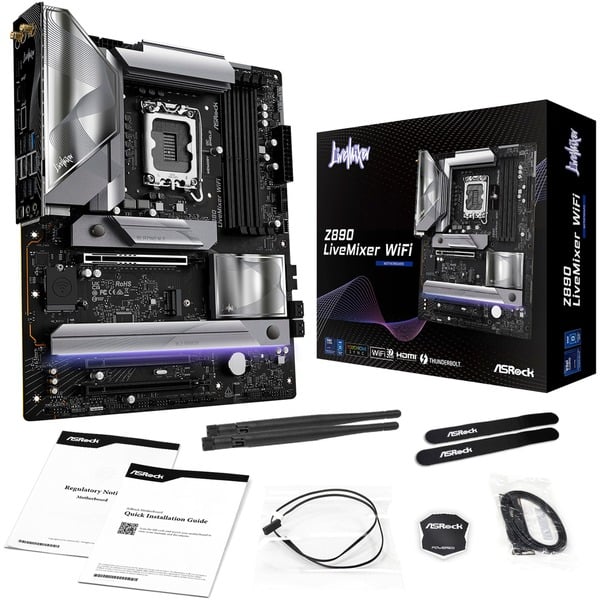 ASRock Z890 LiveMixer WiFi, carte mère - ASRock - vue 6