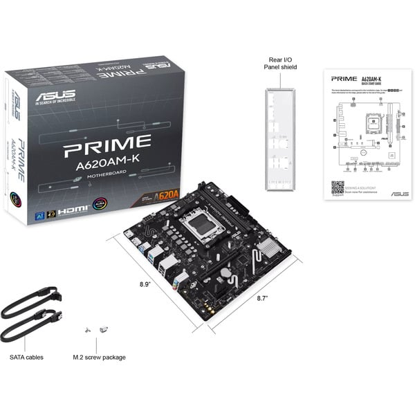 ASUS PRIME A620AM-K, carte mère - ASUS - vue 8