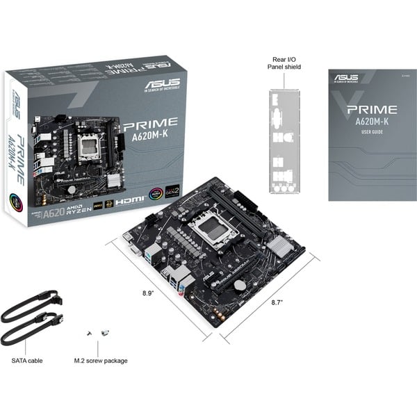 ASUS PRIME A620M-K, carte mère - ASUS - vue 7