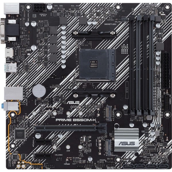 ASUS PRIME B550M-K, carte mère - ASUS - vue 3