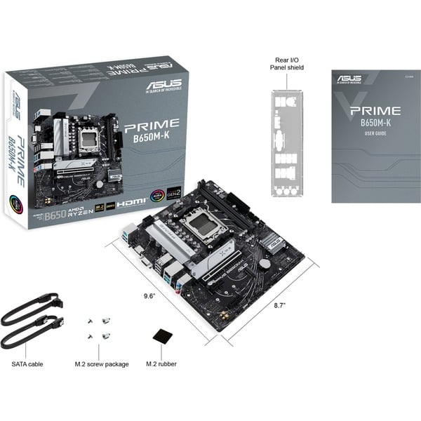 ASUS PRIME B650M-K, carte mère - ASUS - vue 6