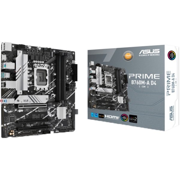 ASUS PRIME B760M-A D4-CSM, carte mère - ASUS