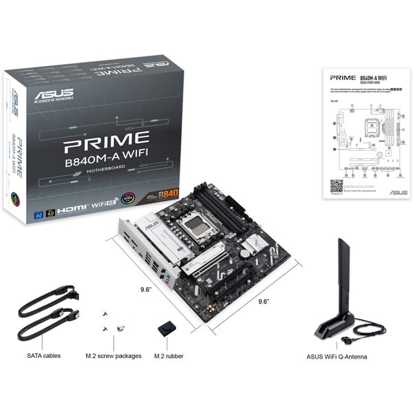 ASUS PRIME B840M-A WIFI, carte mère - ASUS - vue 8