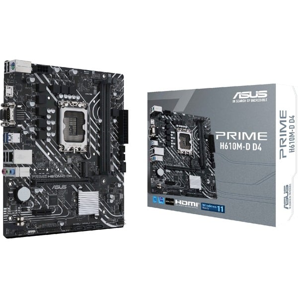 ASUS PRIME H610M-D D4, carte mère - ASUS
