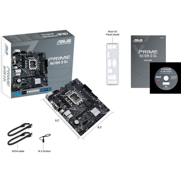 ASUS PRIME H610M-D D4, carte mère - ASUS - vue 8