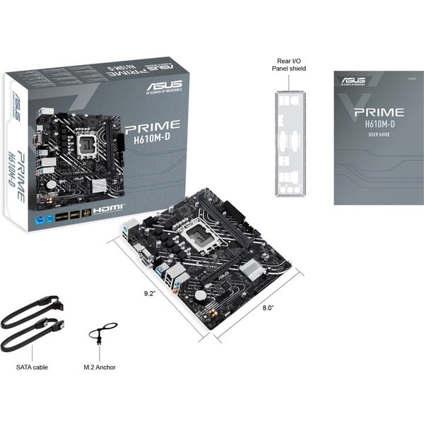 ASUS PRIME H610M-D, carte mère - ASUS - vue 7