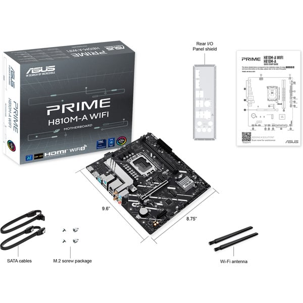 ASUS PRIME H810M-A WIFI, carte mère - ASUS - vue 8