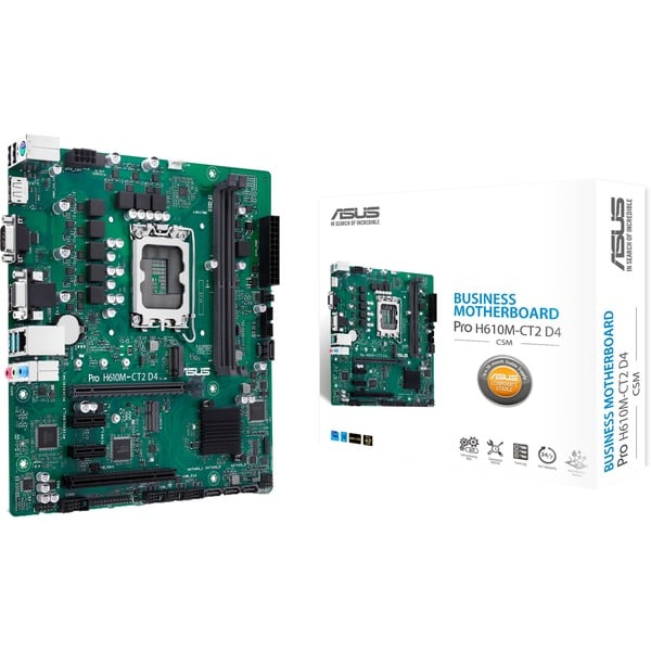 ASUS PRO H610M-CT2 D4-CSM, carte mère - ASUS