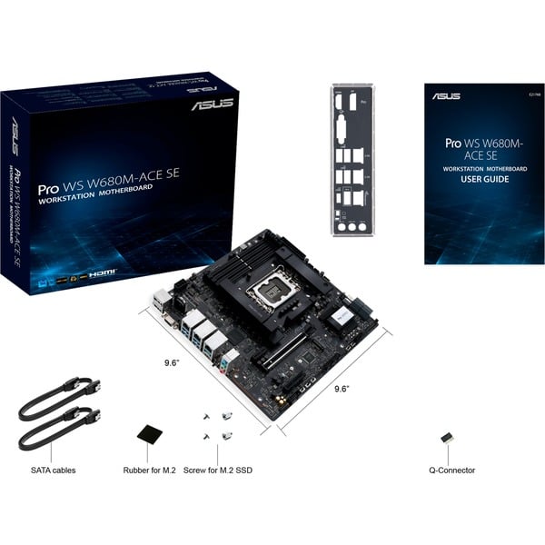 ASUS PRO WS W680M-ACE SE, carte mère - ASUS - vue 4