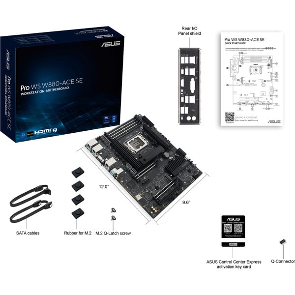 ASUS PRO WS W880-ACE SE, carte mère - ASUS - vue 12