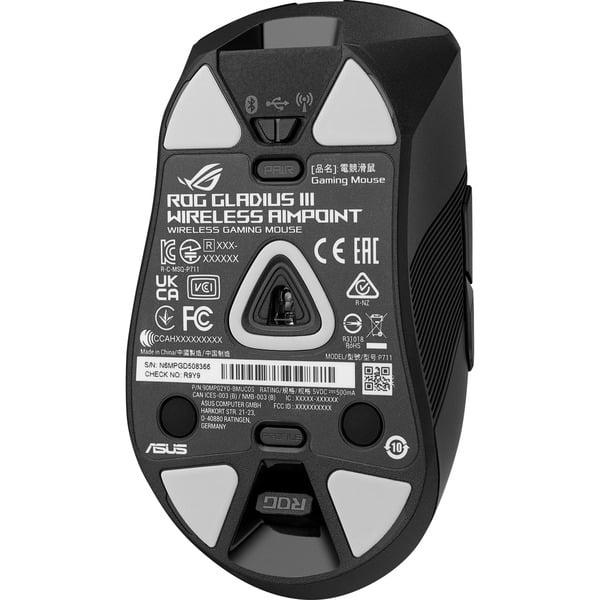 ASUS ROG Gladius III Wireless Aimpoint, souris gaming - vue 5